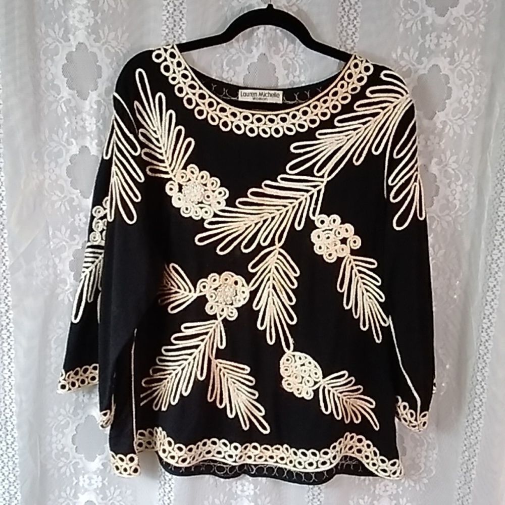 Lauren Michelle Top Blouse Size Plus 2X - Picture 4 of 15